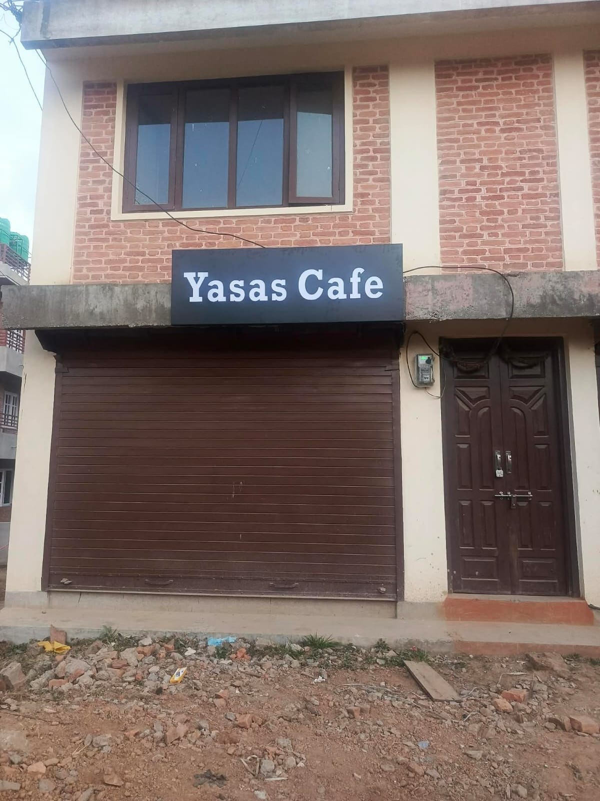 2D sign board for Yasas Cafe by Glow N Sign Nepal